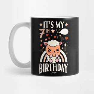 It's My 7th Birthday Sheep Mug